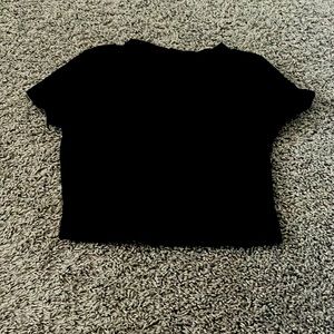 Black crop top from SHEIN